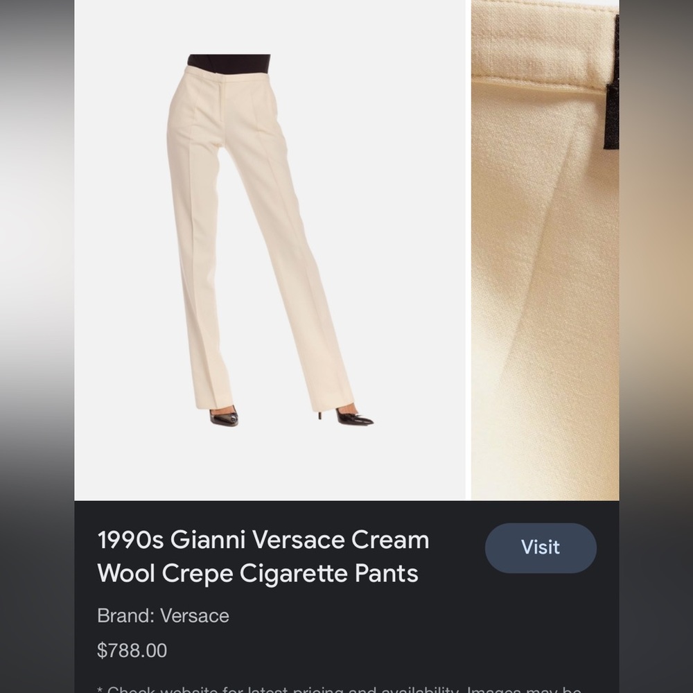 1990s vintage gianni versace pants